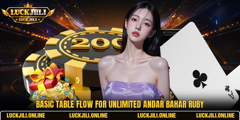 Basic table flow for Unlimited Andar Bahar Ruby Basic table flow for Unlimited Andar Bahar Ruby