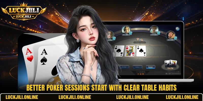 Better poker sessions start with clear table habits Better poker sessions start with clear table habits