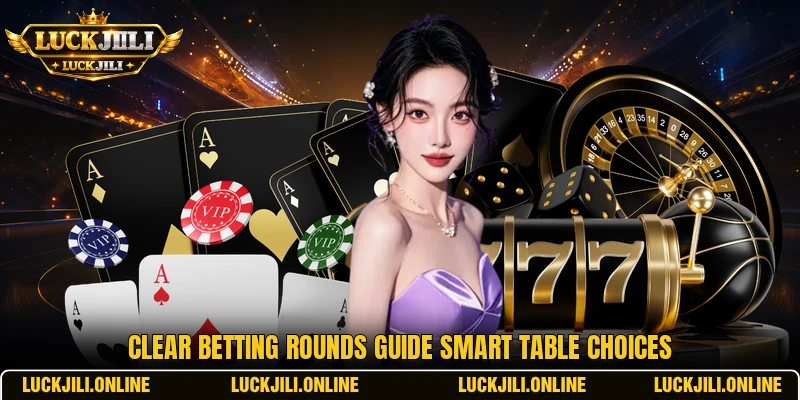 Clear betting rounds guide smart table choices Clear betting rounds guide smart table choices