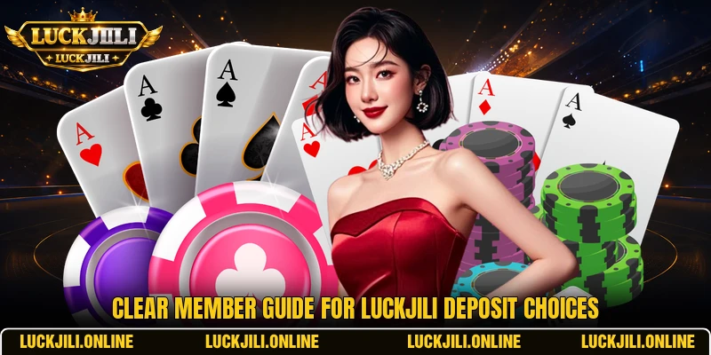 Clear member guide for LUCKJILI deposit choices