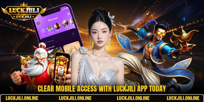 Clear mobile access with LUCKJILI app today