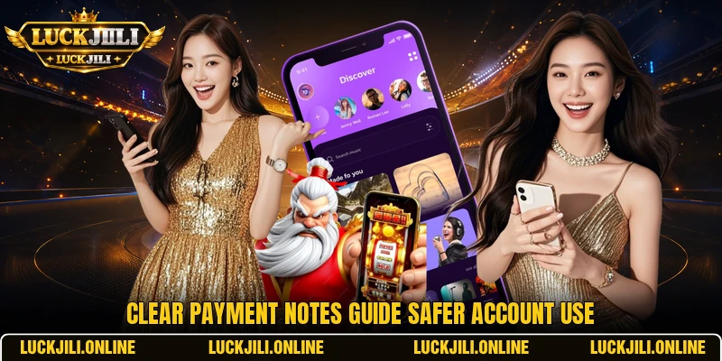Clear payment notes guide safer account use