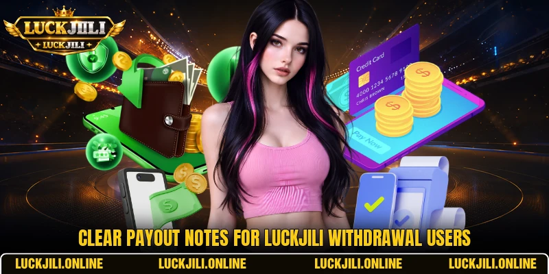 Clear payout notes for LUCKJILI withdrawal users