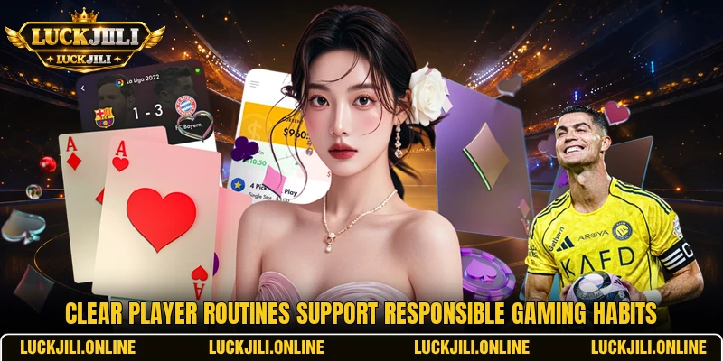 Clear player routines support responsible gaming habits