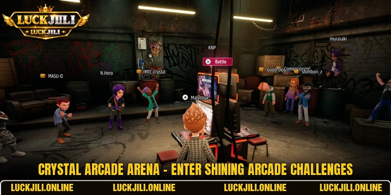Crystal Arcade Arena - Enter Shining Arcade Challenges