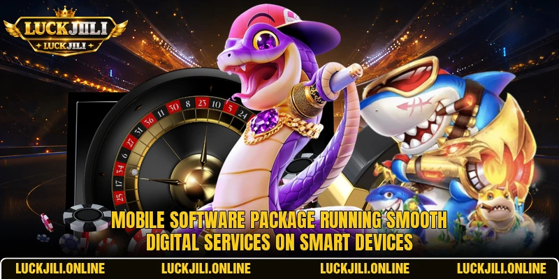 Mobile software package running smooth digital services on smart devices