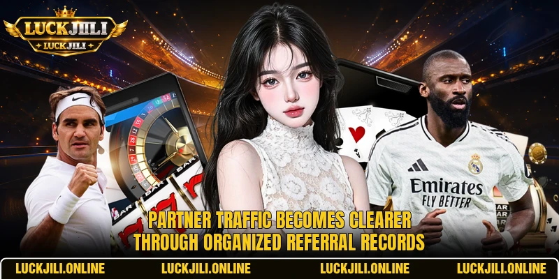 Partner traffic becomes clearer through organized referral records