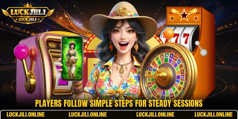 Players follow simple steps for steady sessions Players follow simple steps for steady sessions