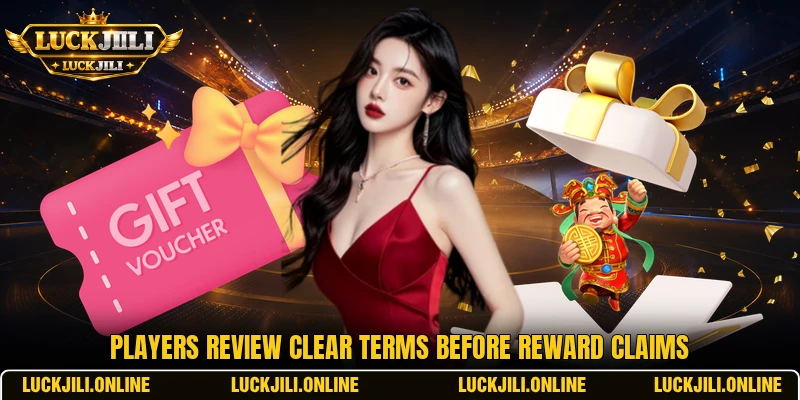 Players review clear terms before reward claims