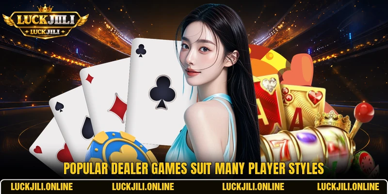 Popular dealer games suit many player styles