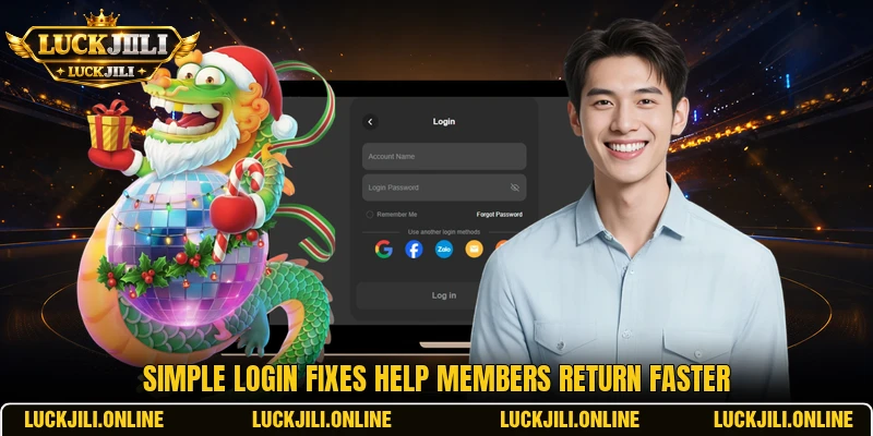 Simple login fixes help members return faster