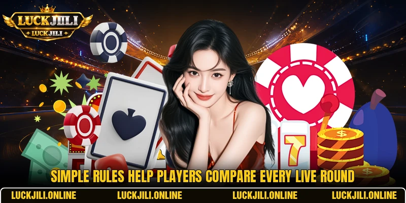 Simple rules help players compare every live round Simple rules help players compare every live round