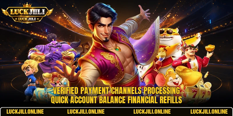 Verified payment channels processing quick account balance financial refills